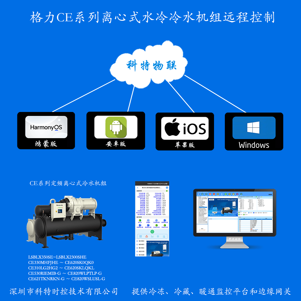 格力CE系列离心式水冷冷水机组远程控制网关产品图