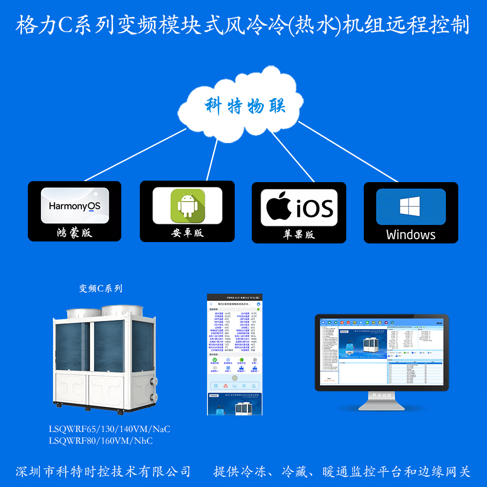格力C系列变频风冷模块机组远程控制网关产品图