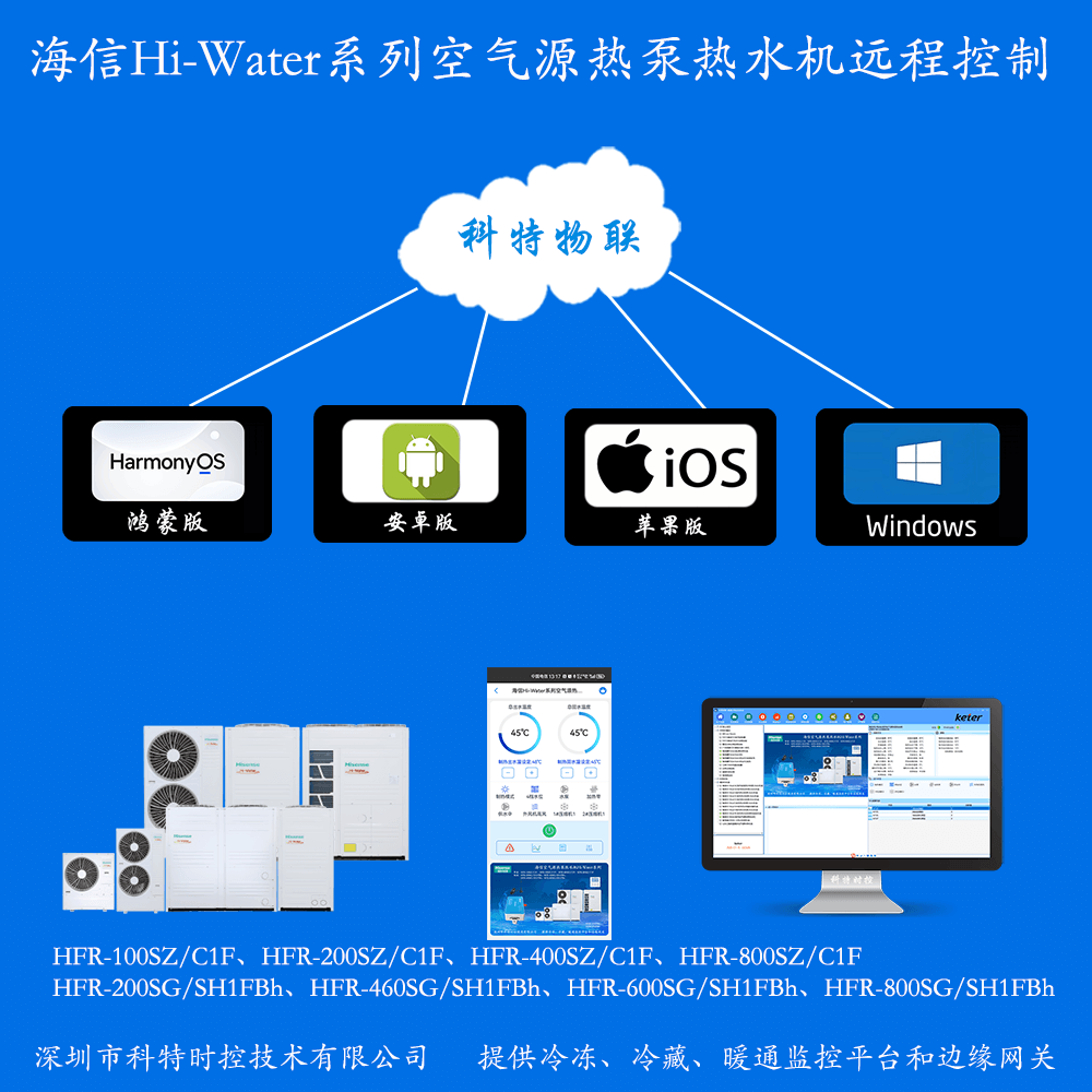 海信空气源热泵热水机远程控制网关