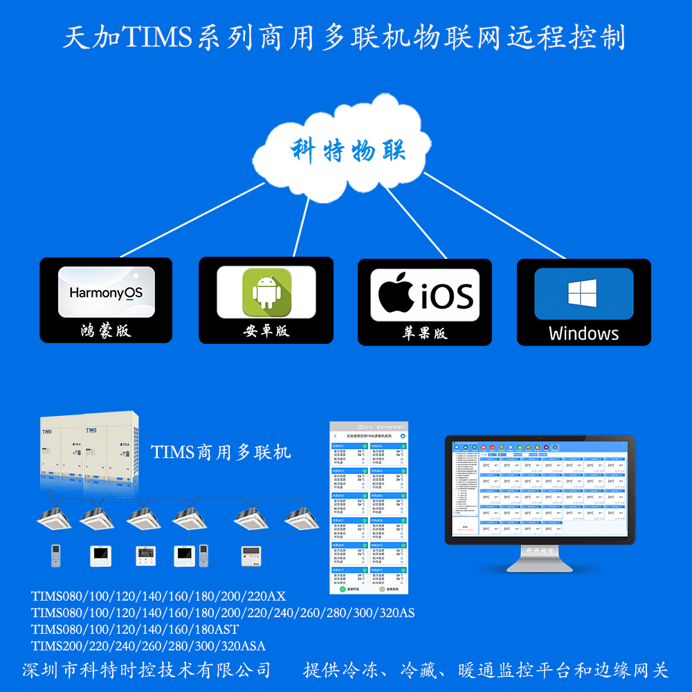 天加TIMS商用多联机中央空调远程控制网关
